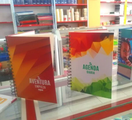 Agendas cosidas personalizadas