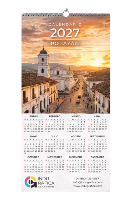 Calendarios para empresas personalizados 2023
